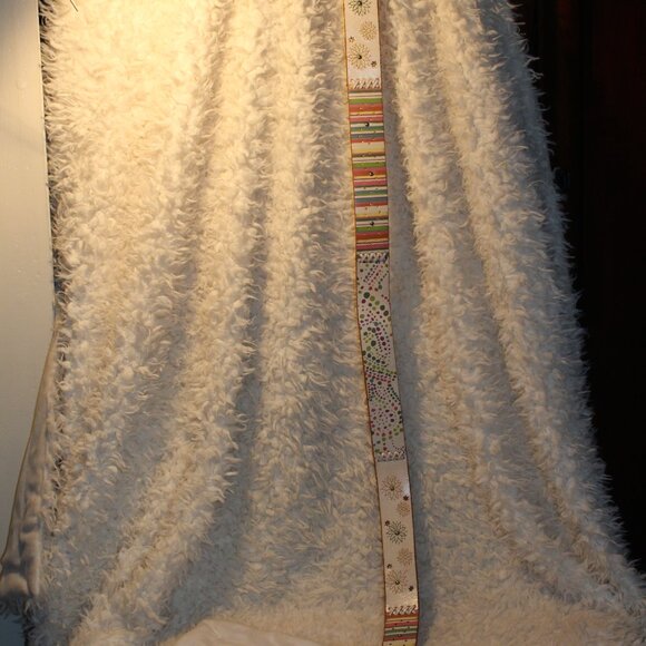 Y2K FOSSIL Leather Boho VTG Belt, Flowers Stripes Dots Size Lrg - Picture 7 of 7